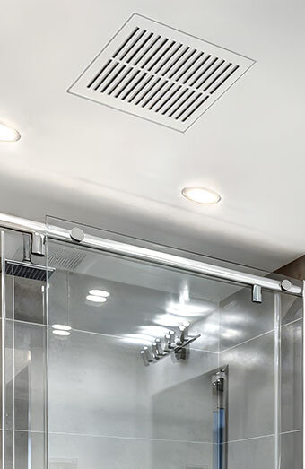 Shower Exhaust Fan Installed